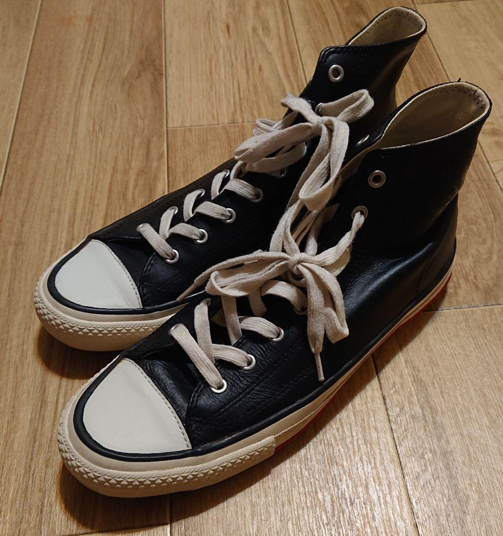 HYSTERIC GLAMOUR 黒 レザー ハイカットスニーカー