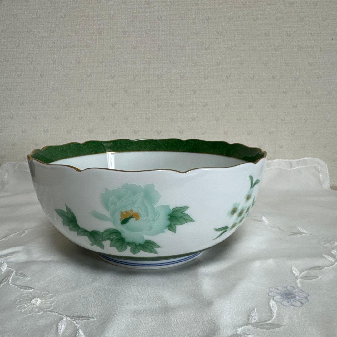 み*り様 花柄ボウル 20cm