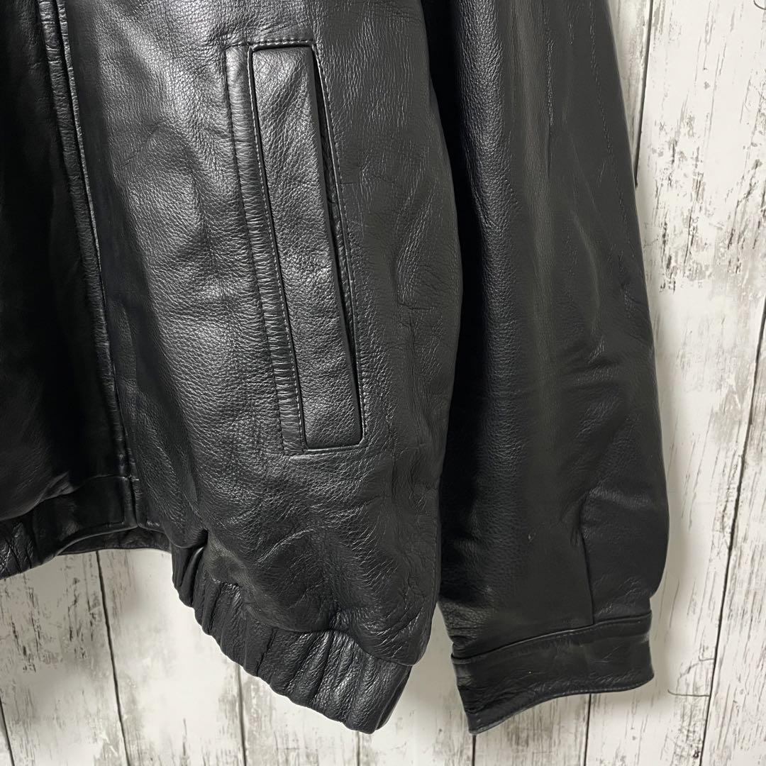 セントジョンズベイ USA古着 レザージャケット ライダースジャケット Lメンズ