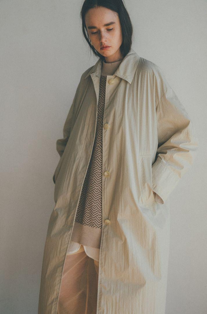 ジャケット・アウター CLANE LIGHT FEEL SINGLE COAT ivory 1