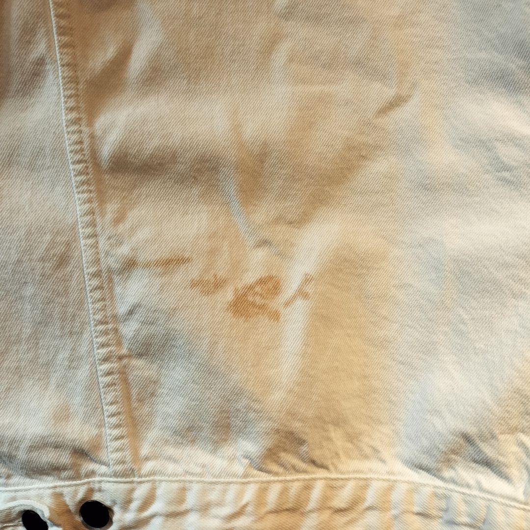 Levi's　ユーロリーバイス　90s デニムジャケット　70503　白　古着