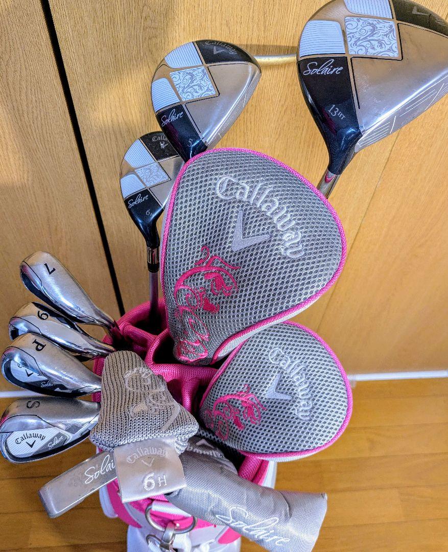 美品♪Callaway solaire レディース ゴルフセット