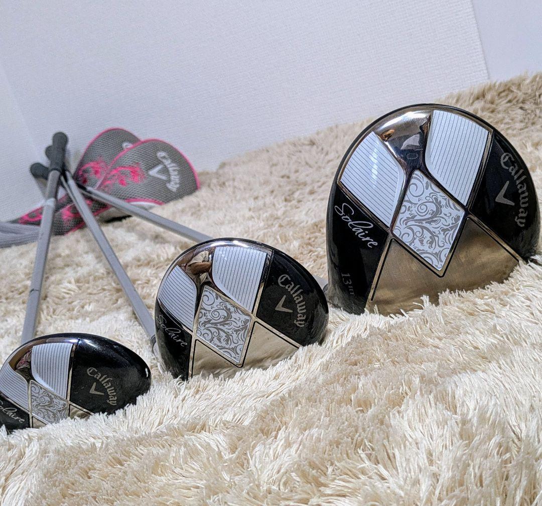美品♪Callaway solaire レディース ゴルフセット