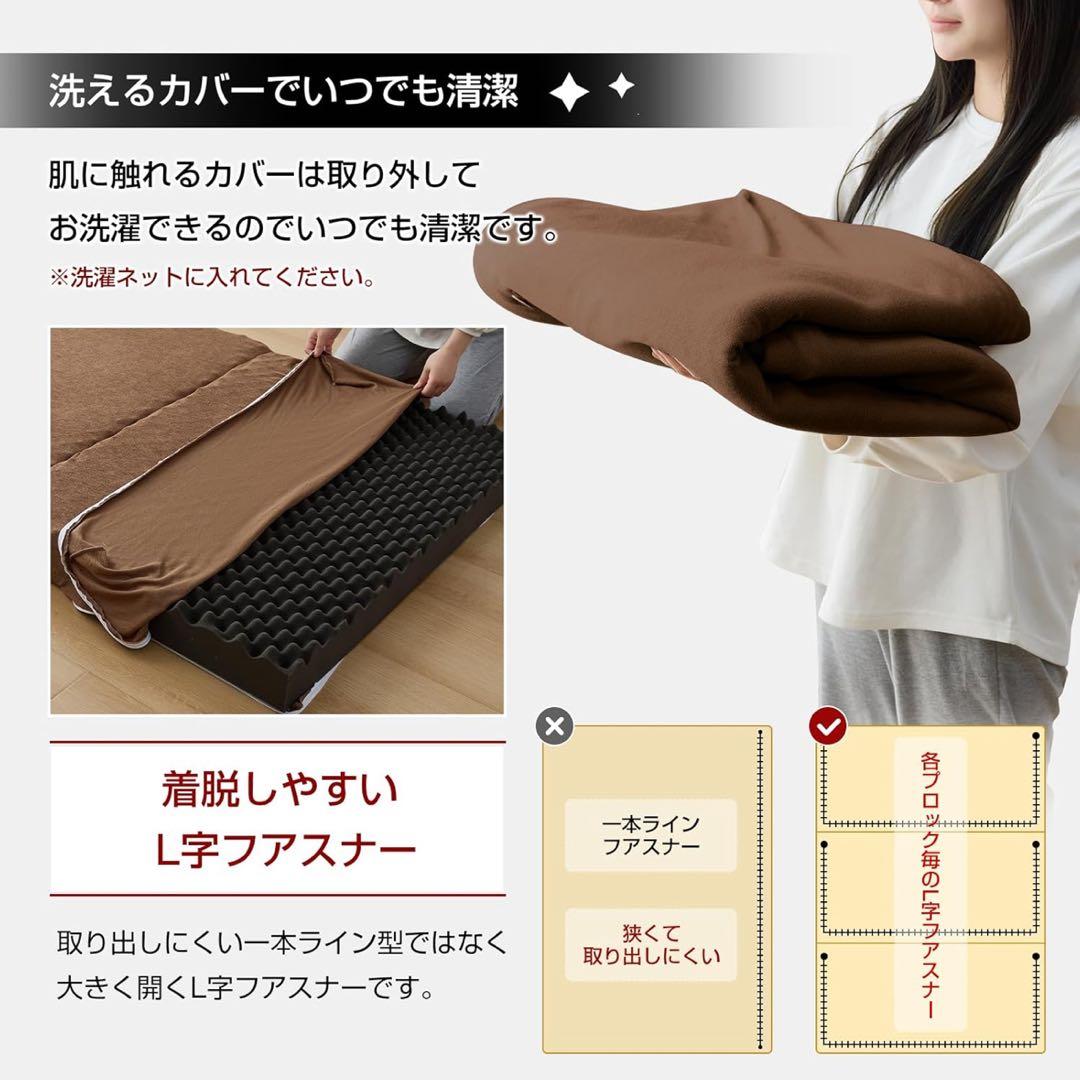 シングル 折りたたみ高反発マットレス