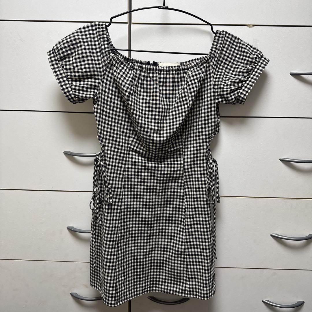 andmary Becky check mini dress - メルカリ
