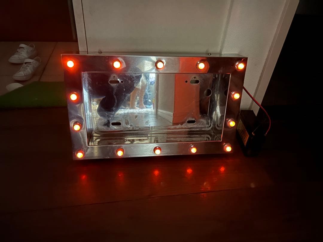 パイロットナンバー枠 オレンジ 中型 デコトラ傷や汚れあり BRIGHTFACE_UK