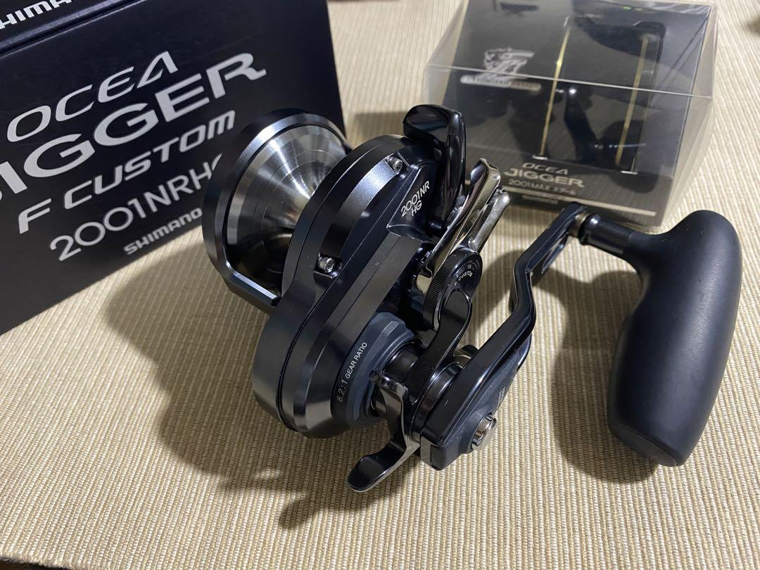 値下げ【美品】オシアジガー Fカスタム 2001NRHG & 夢屋MAXスプール