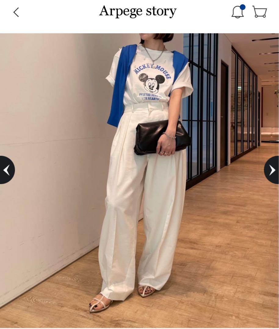 CADUNÉ】カデュネ✴︎ミッキーマウス パール付きTシャツ - メルカリ