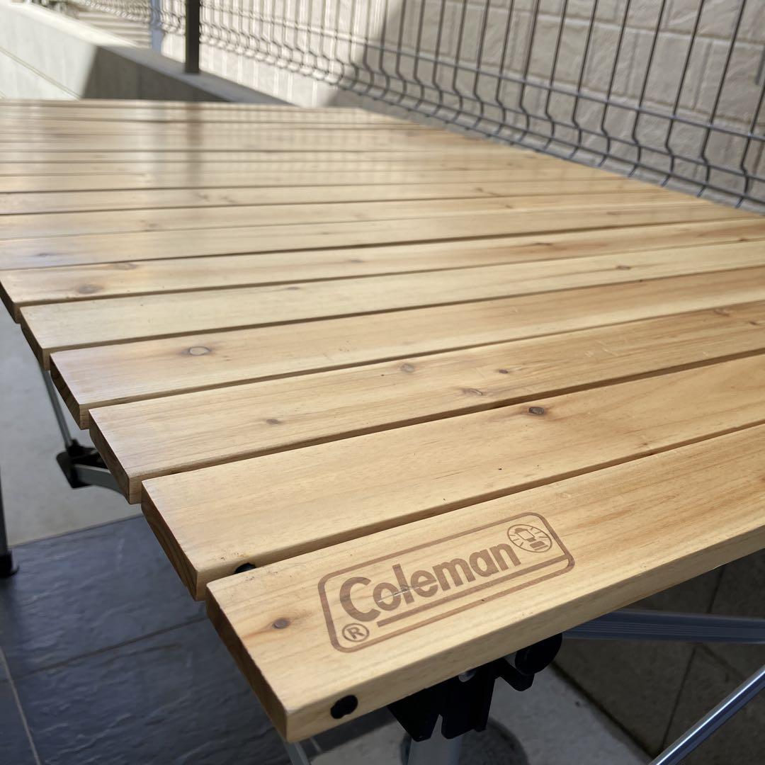 Coleman ナチュラルウッドロールテーブル　110