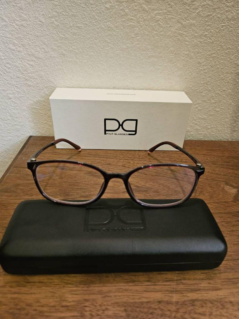 ピントグラス　老眼鏡　PG-707-RE/T 中度