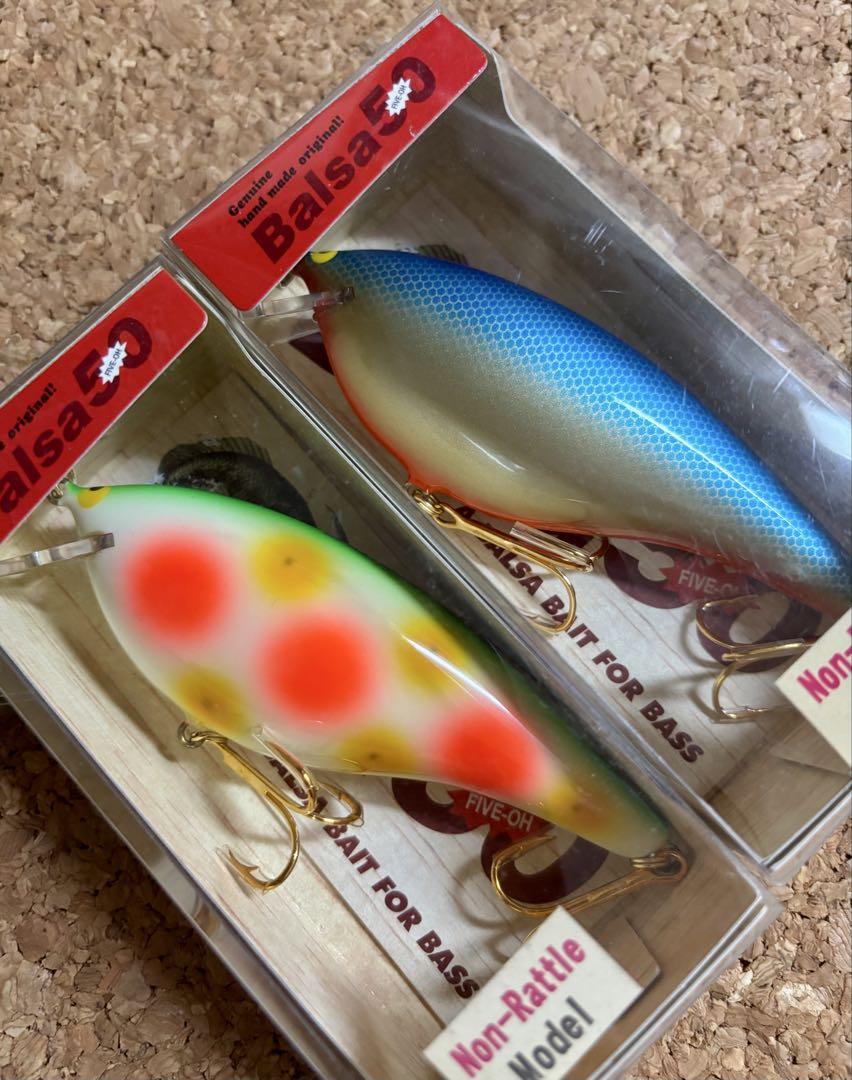 バルサ50　シャッドOr　ノンラトルモデル レア】バルサ50 シャッド オリジナル ノンラトルモデル 4個