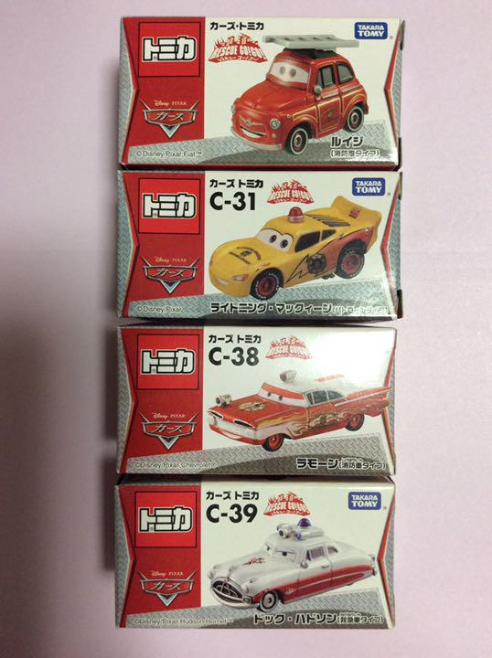 メルカリ カーズ トミカ レスキューゴー ゴー 4台セット ミニカー 11 000 中古や未使用のフリマ