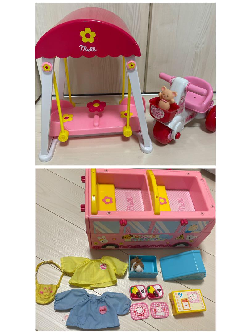 メルちゃん ブランコ 三輪車 ようちえんバス 廃盤 レア 希少