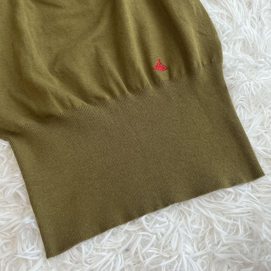 ✨美品✨ヴィヴィアンウエストウッド サマーニット スカル オーブ刺繍 サイズ3 ✨美品✨ヴィヴィアンウエストウッド サマーニット スカル