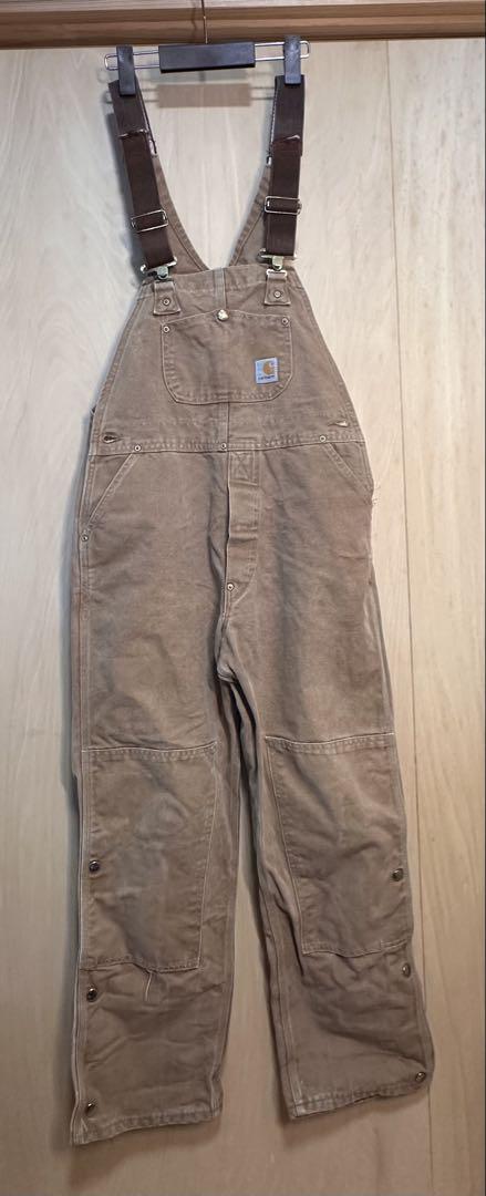 Carhartt ベージュ オーバーオール