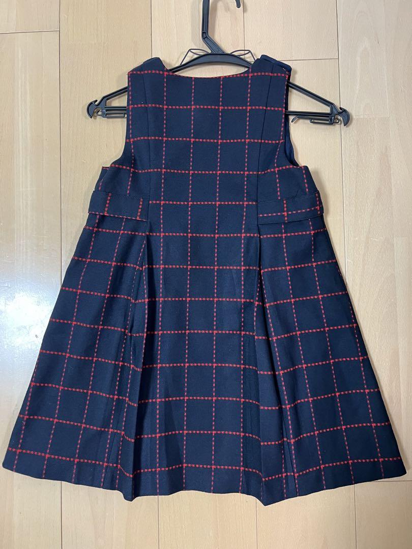jacadi  入学式　120〜130 ジャンパースカート、ブラウスセット