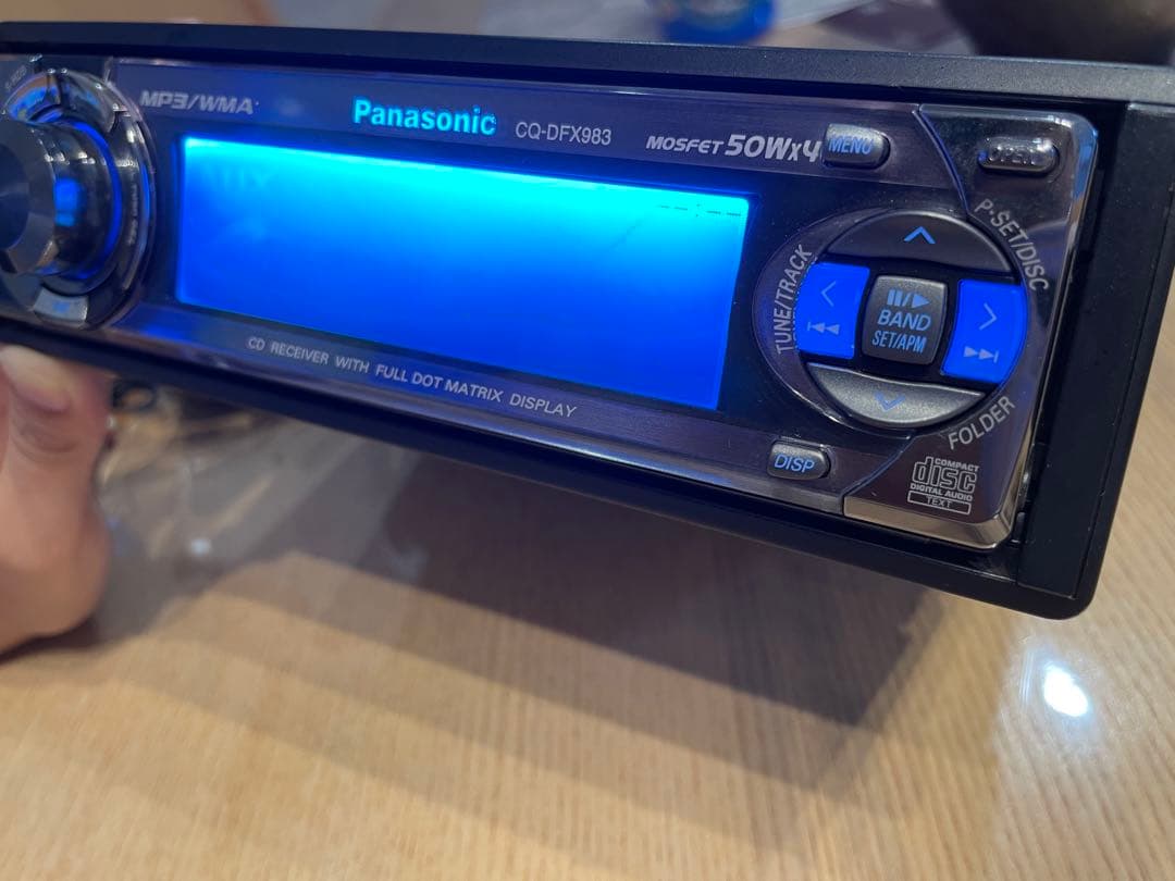 パナソニック CQ-DFX983D MP3 WMA AUXPanasonic BRIGHTFACE_UK