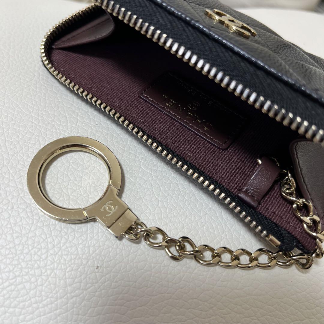 CHANEL シャネル クラシックジップコインパース コインケースキャビアスキン
