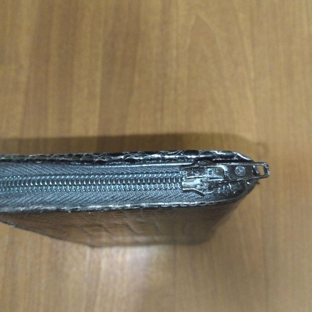 高級クロコダイル　長財布　イタリア製　MADE IN ITALY