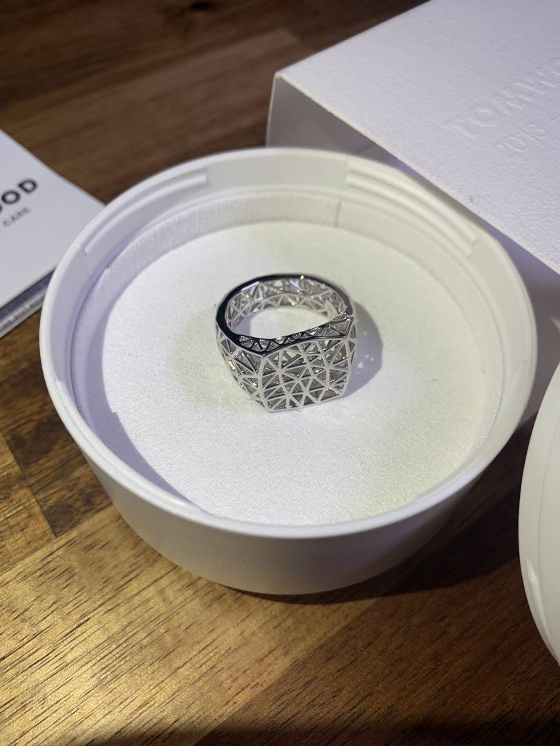 新品56 トムウッド　メッシュ　リングtomwood mesh ring