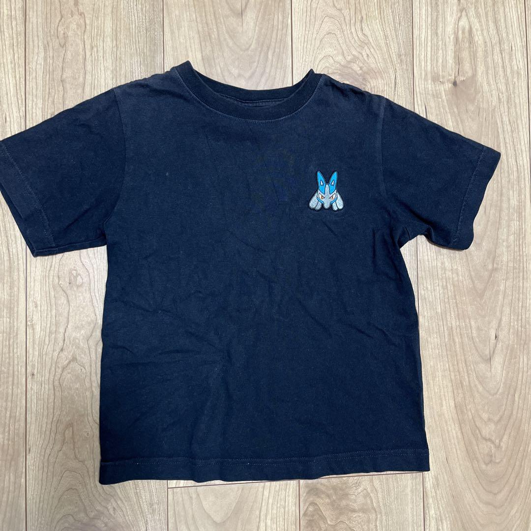 GU ポケモンルカリオTシャツ130cm - メルカリ