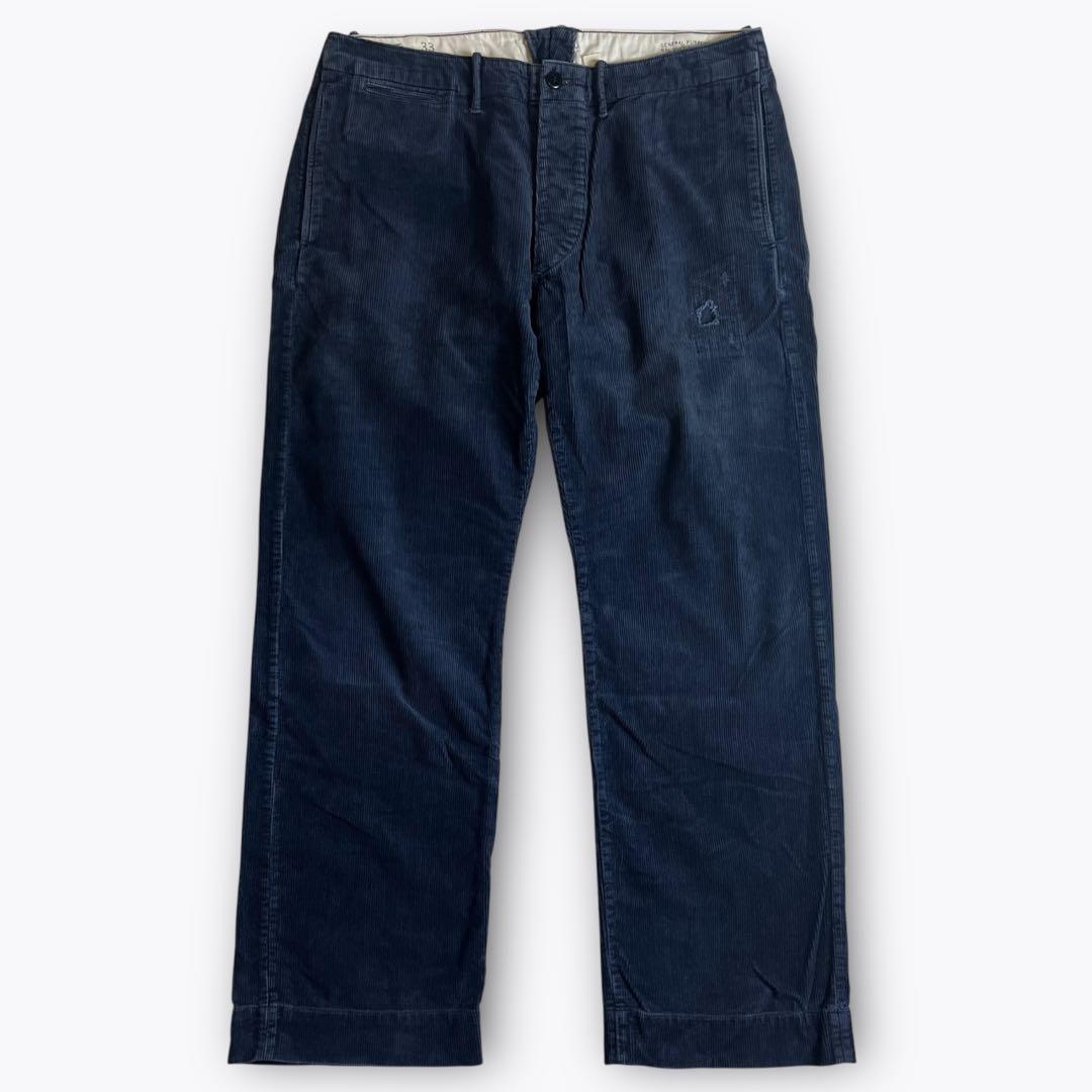 RRL Repaired Corduroy Pants 太畝 ダメージ加工