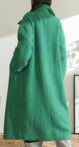mici tweedロングコート