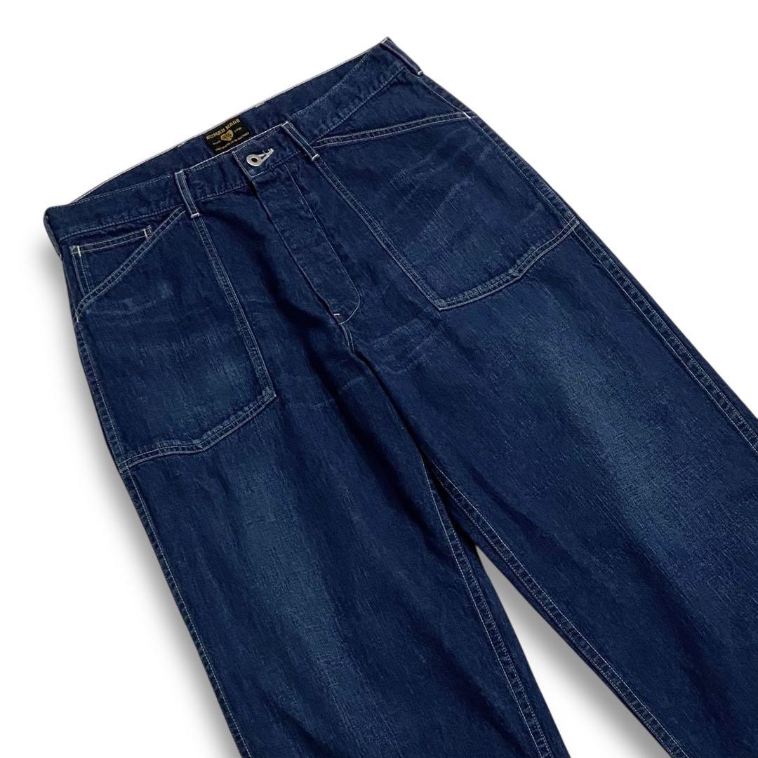 美品★ヒューマンメイド 25ss バギーデニムパンツ ワイド メンズ Lサイズ