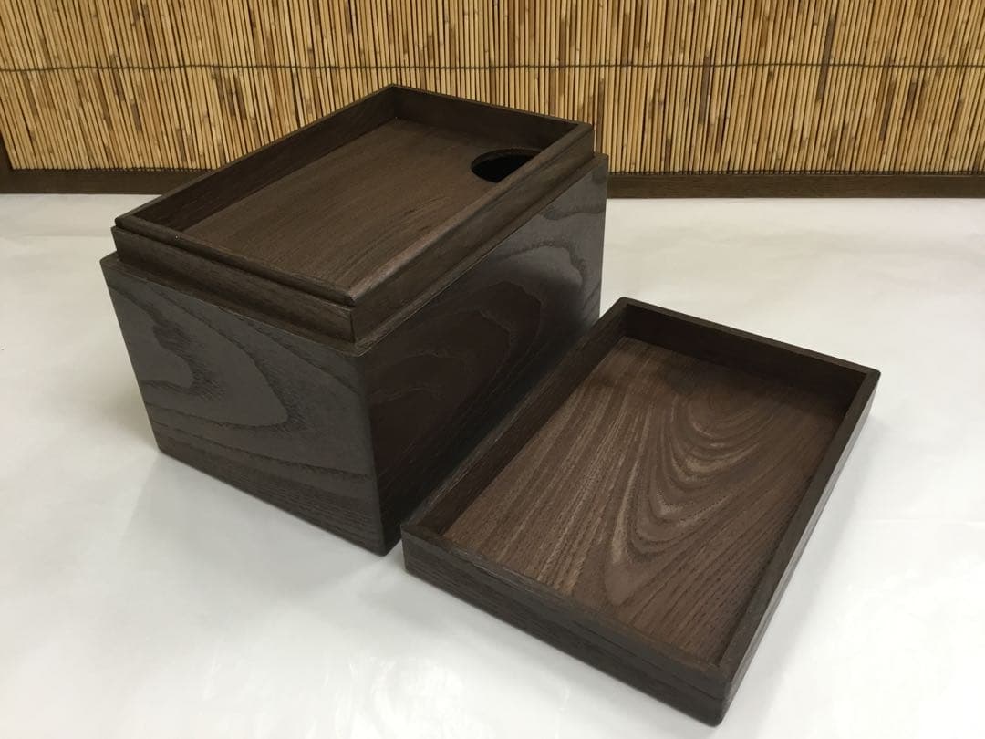 茶道具 茶箱 女桑 丸面 器据 和敬板3点セット 新品 【オープニング