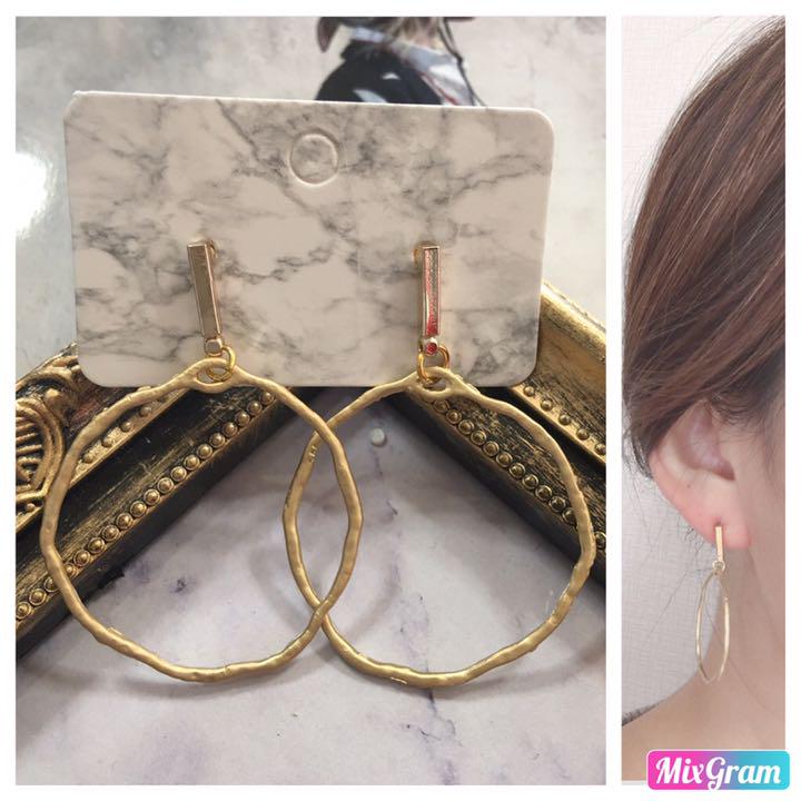 ゴールドスティック×フープチタンピアス ハンドメイド ゴールドスティック×フープチタンピアス ハンドメイド