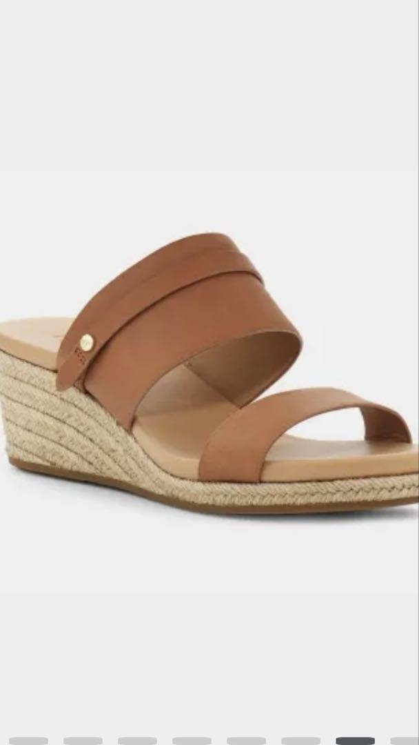 UGG Ebele ブラウン ウェッジサンダル
