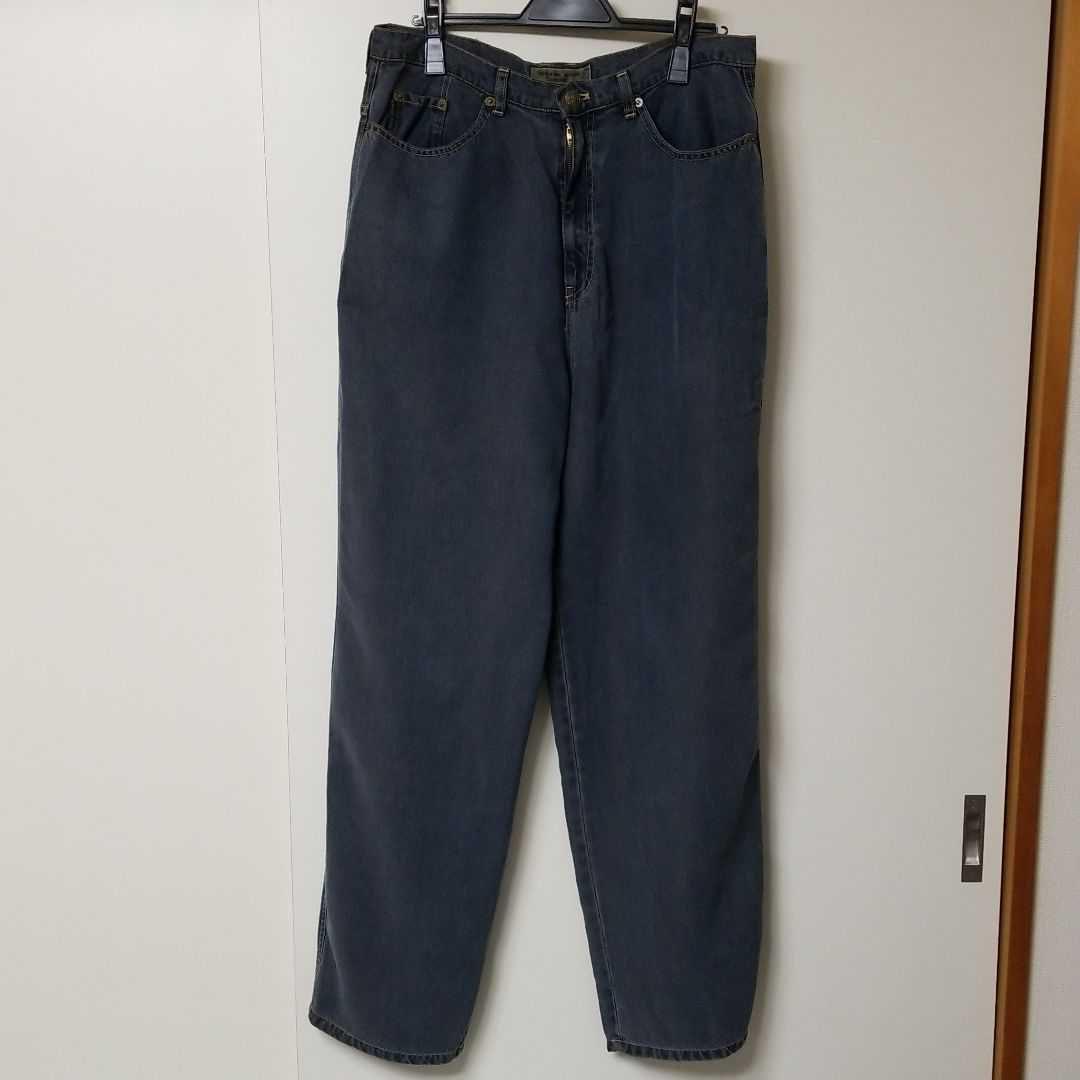 C・オジャール　大きいサイズ　テンセルデニムパンツ　ブルーグレー　サイズ15号