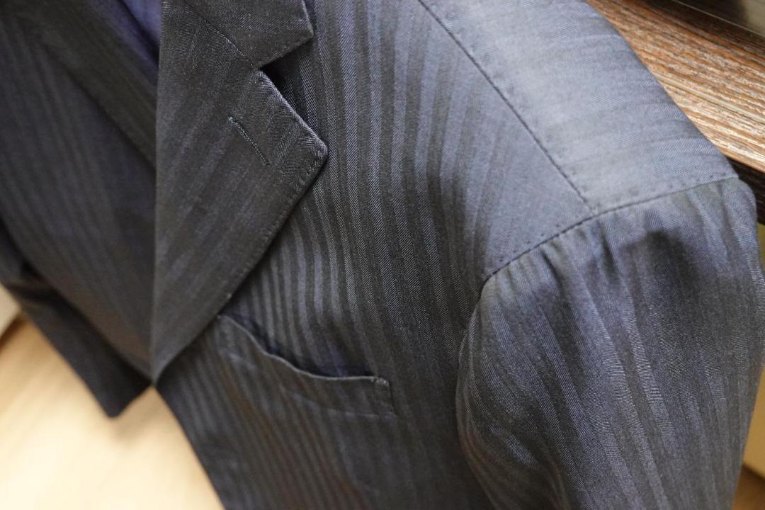 LARDINI スーツ上下　ダークネイビー 美品　サイズ52　ラルディーニ