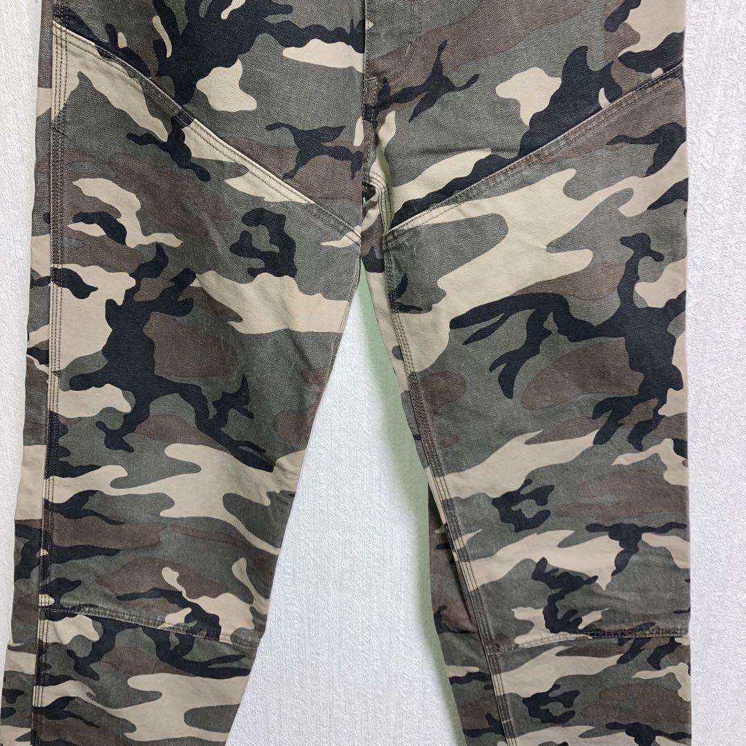 激レア　迷彩　ダック地　ACTIVE PANT ワークパンツ　32×32