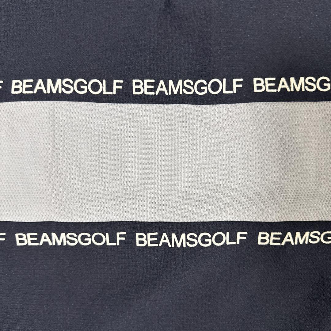 美品　BEAMS GOLF ボーダー切り替え　メンズ　ポロシャツXL