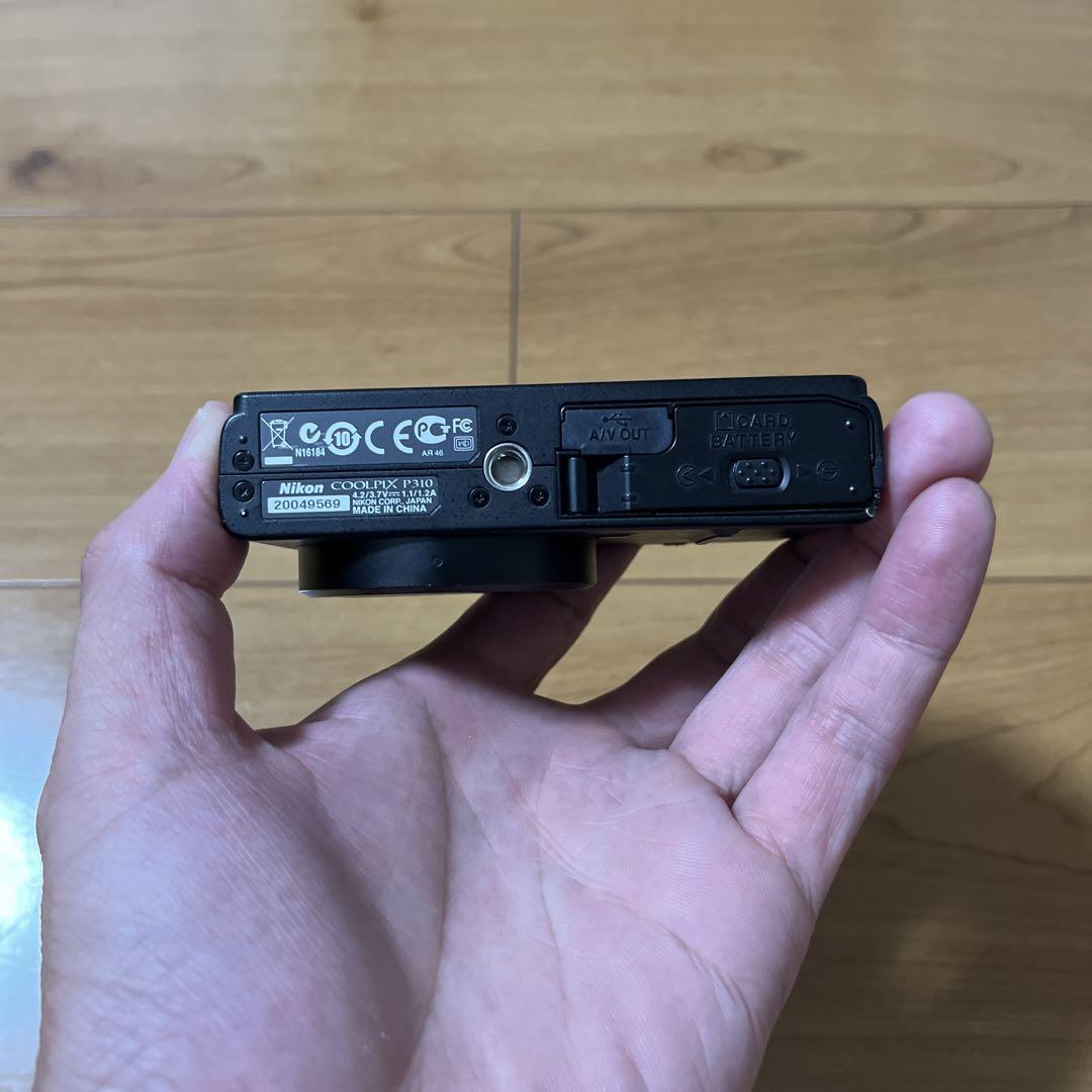 Nikon クールピクス デジタルカメラ P310 ブラック色本体 ジャンク品 Nikon クールピクス デジタルカメラ P310 ブラック色本体