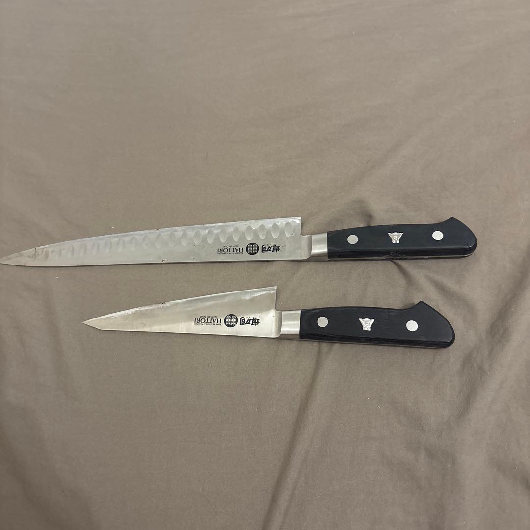 包丁セット 2本やや傷や汚れあり