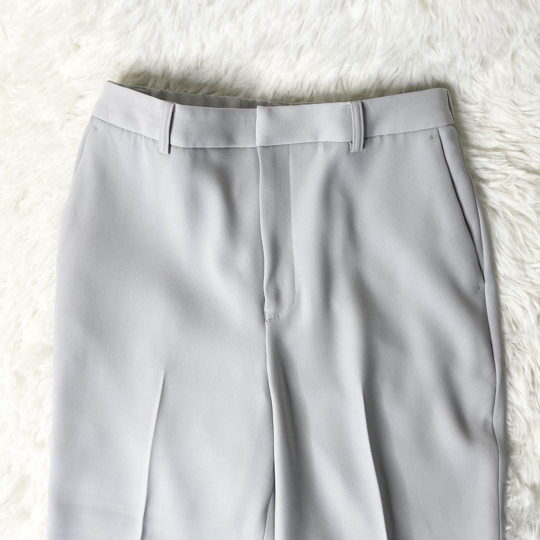 【極美品】LES MUES 洗える　パンツスーツ　ノーカラージャケット　7号