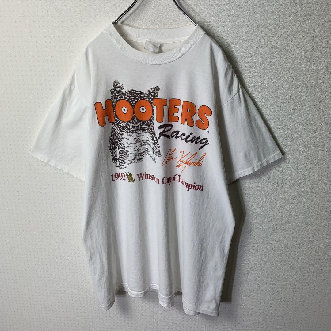 90s HOOTERS Tシャツ XL ホワイト winston cap USA