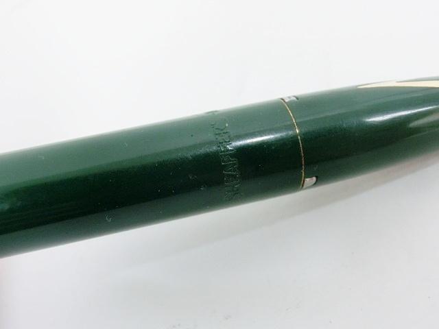 店内商品がすべてレジにて半額！！ グリーン シェーファー 14K刻印 万年筆 文房具 筆記具