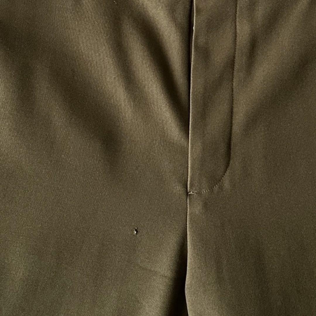ATON BACK SATIN BASIC PANTS スラックス サイズL 6
