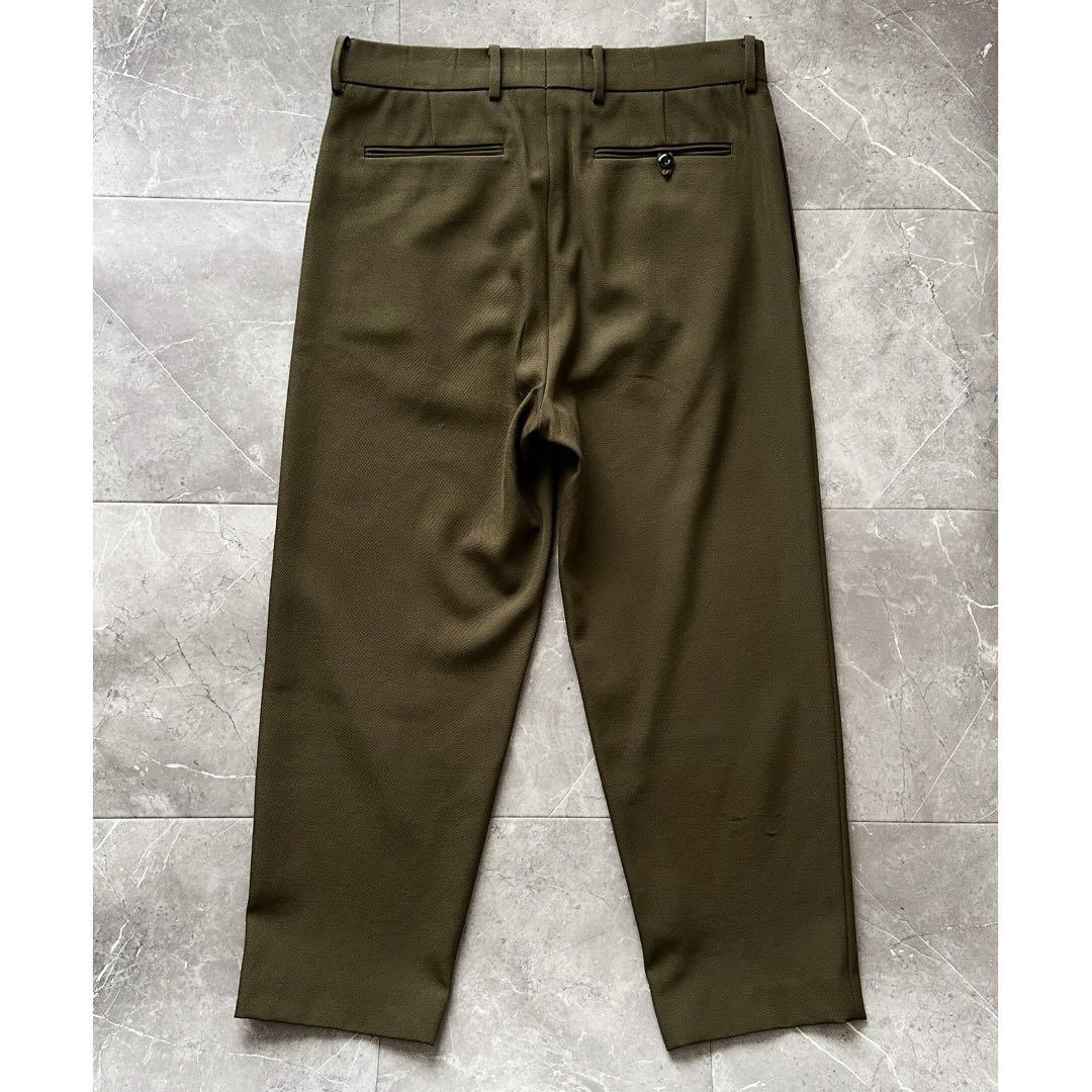 ATON BACK SATIN BASIC PANTS スラックス サイズL 6