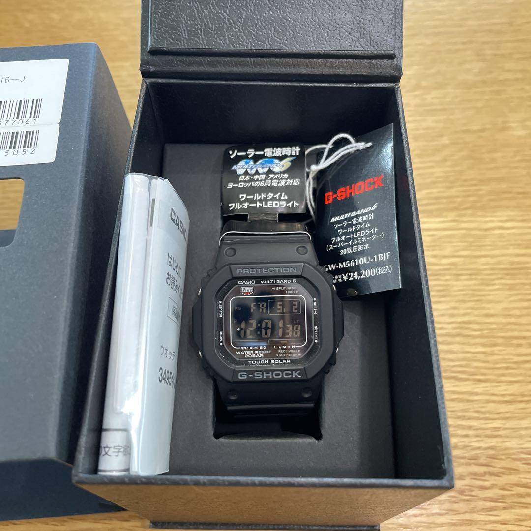 CASIO G-SHOCK MULTI-BAND 6 ブラック　送料込　即日発送