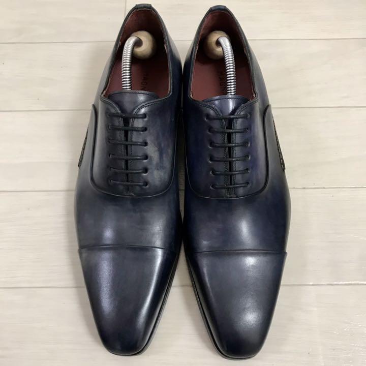 新品級 ストレートチップ オパンケ ネイビー 76jcd-m72360266278 MAGNANNI マグナーニ 格安大特価