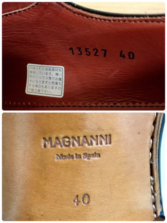 新品級 ストレートチップ オパンケ ネイビー 76jcd-m72360266278 MAGNANNI マグナーニ 格安大特価