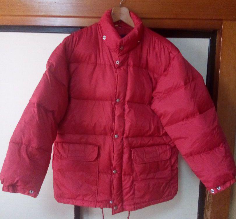 メンズ古着 ダウンジャケット 赤 大きいsize Xl メルカリ
