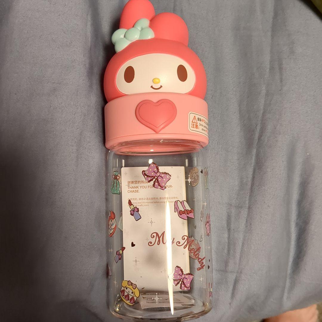 ❣️海外限定❣️サンリオ マイメロディ✨可愛い✨ ガラス製ボトル 360ml