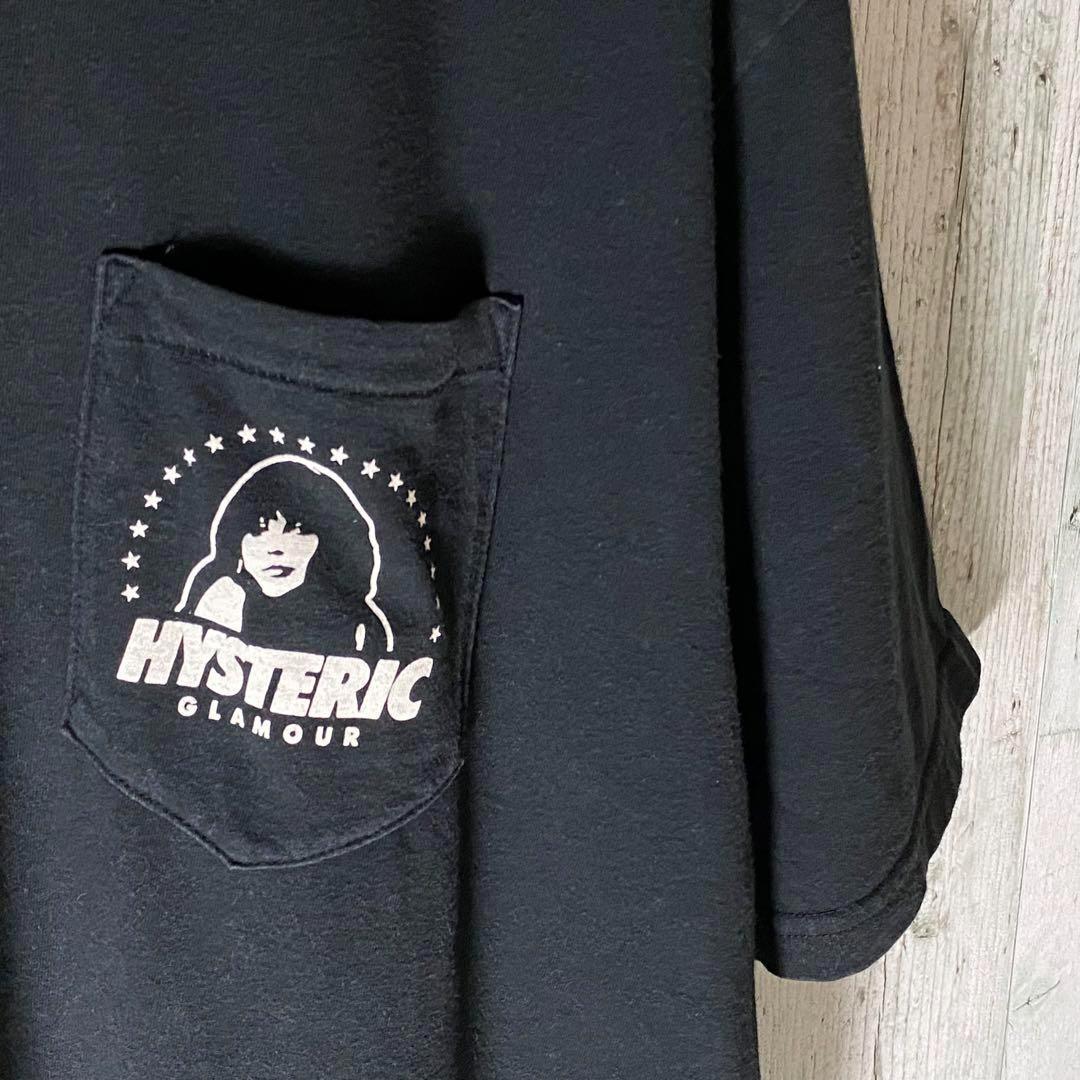 【※激レア】ヒステリックグラマー★ヒスガールデザイン 片ポケ tシャツ L 黒 【※激レア】ヒステリックグラマー★ヒスガールデザイン 片ポケ tシャツ L 黒