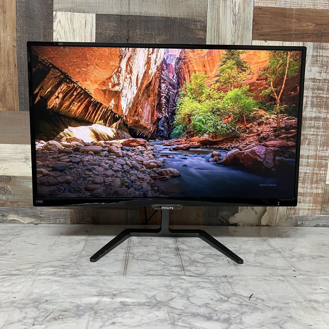 荣荣さん専用全国送料込フィリップスフルHD24型液晶モニターブルーライト軽減