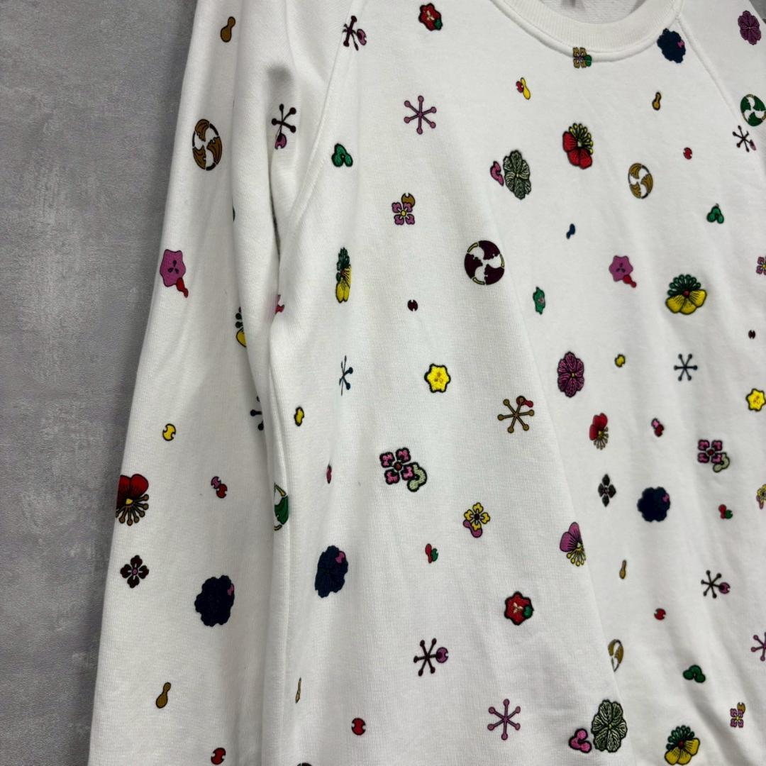 KENZO paris ポルトガル製 花柄 刺繍 スウェット N1027 KENZO paris ポルトガル製 花柄 刺繍 スウェット N1027 - メルカリ